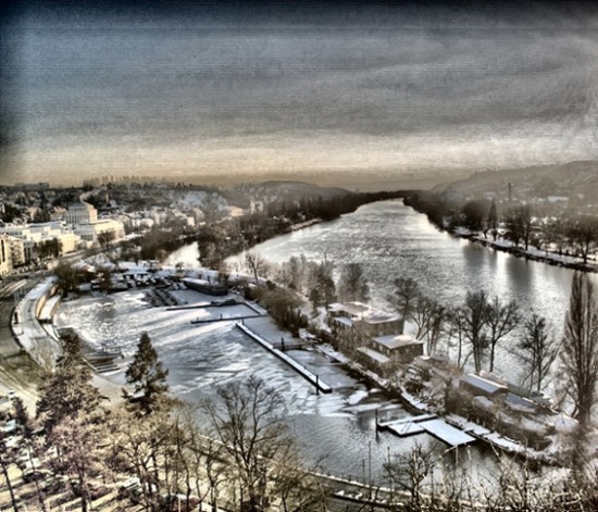 Vltava v zimě